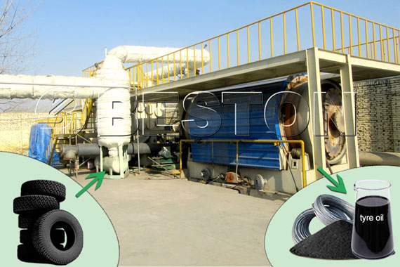 Waste Tyre To Oil Plant