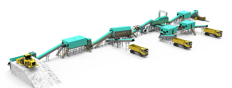 Municipal Solid Waste Sorting Plant