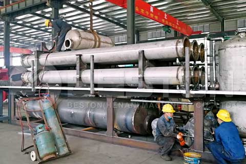 Waste Tire To Fuel Oil Plant